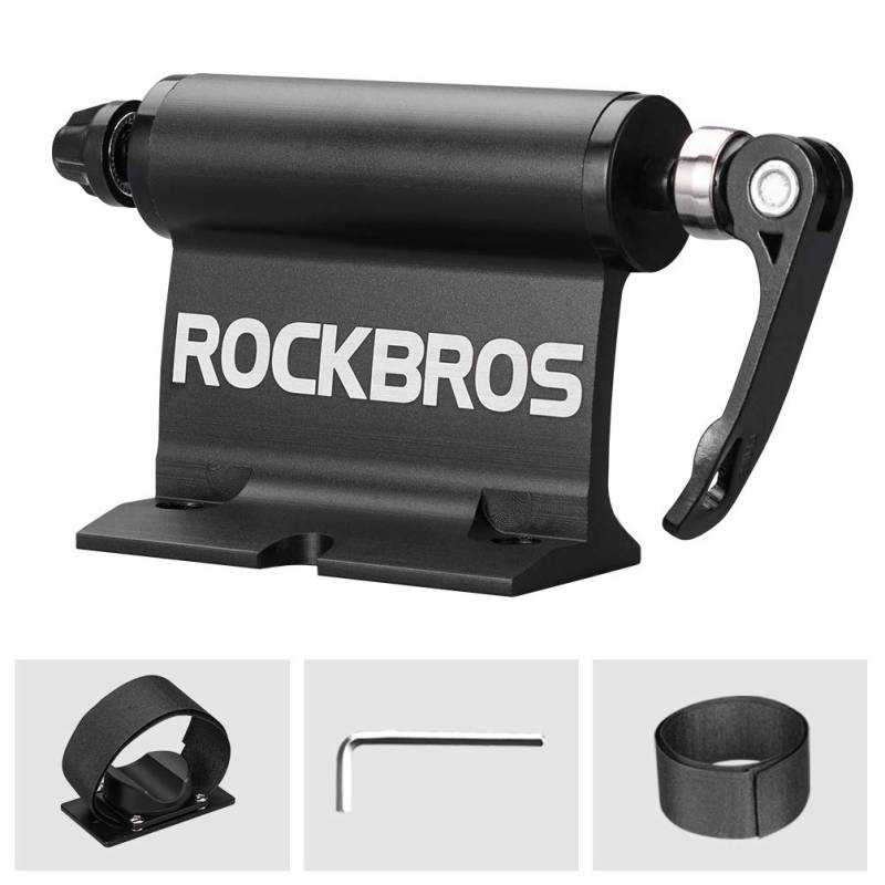 ROCKBROS Fahrrad Dachträger Gabelhalterung für Auto Mit Gepäck Rack aus Fahrradlegierung Schnellspanner Blockhead-Halterung Feste Klammer Gepäckträger mit festem Hinterrad Bike Hitch von ROCKBROS