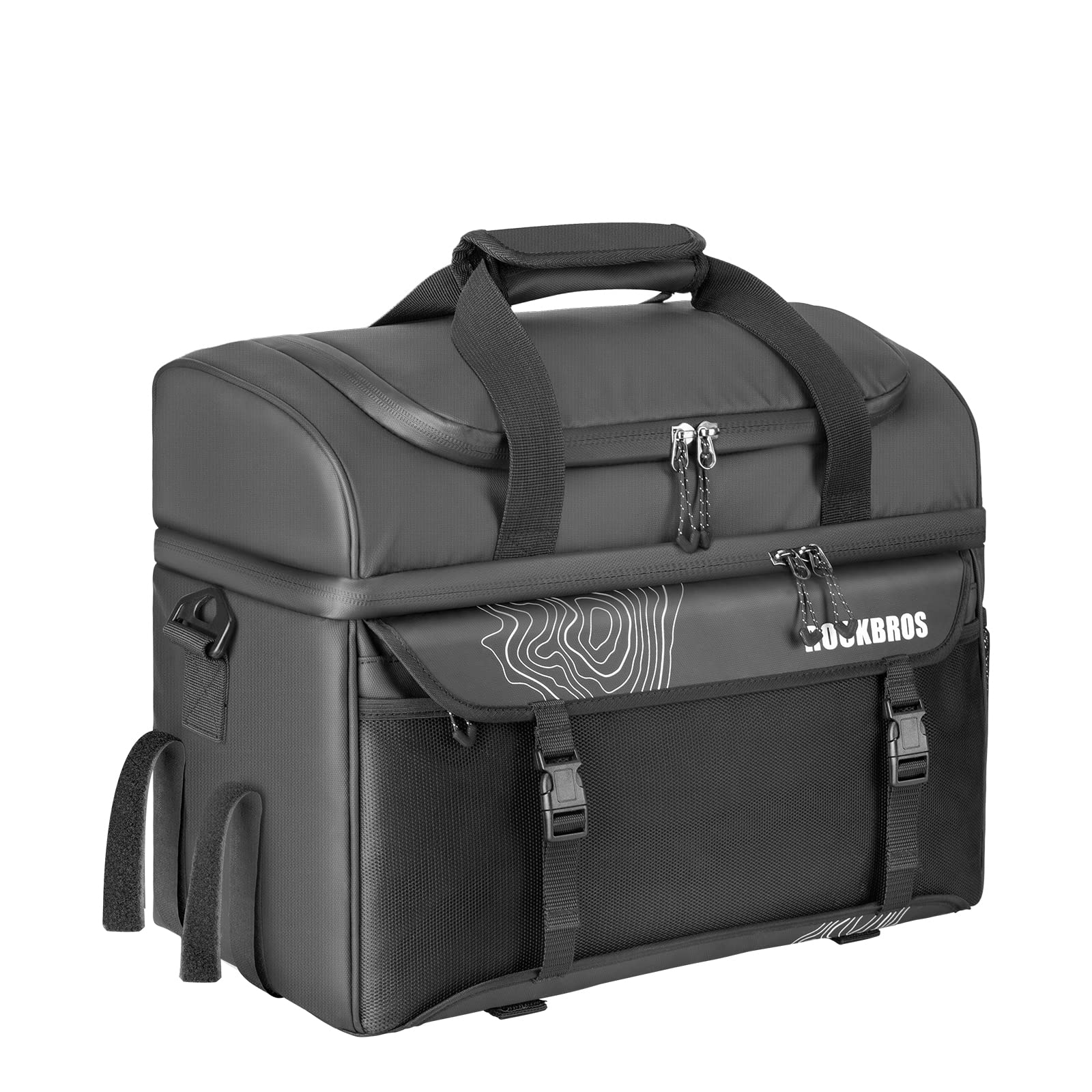 ROCKBROS Fahrrad Gepäckträgertasche 11L Kühltasche Transporttasche mit Schultergurt Doppel-Fächern Isolierte Lunch Tasche Schwarz ROCKBROS Fahrrad Gepäckträgertasche 11L Kühltasche Transporttasche mit Schultergurt Doppel-Fächern Isolierte Lunch Tasche Schwarz von ROCKBROS