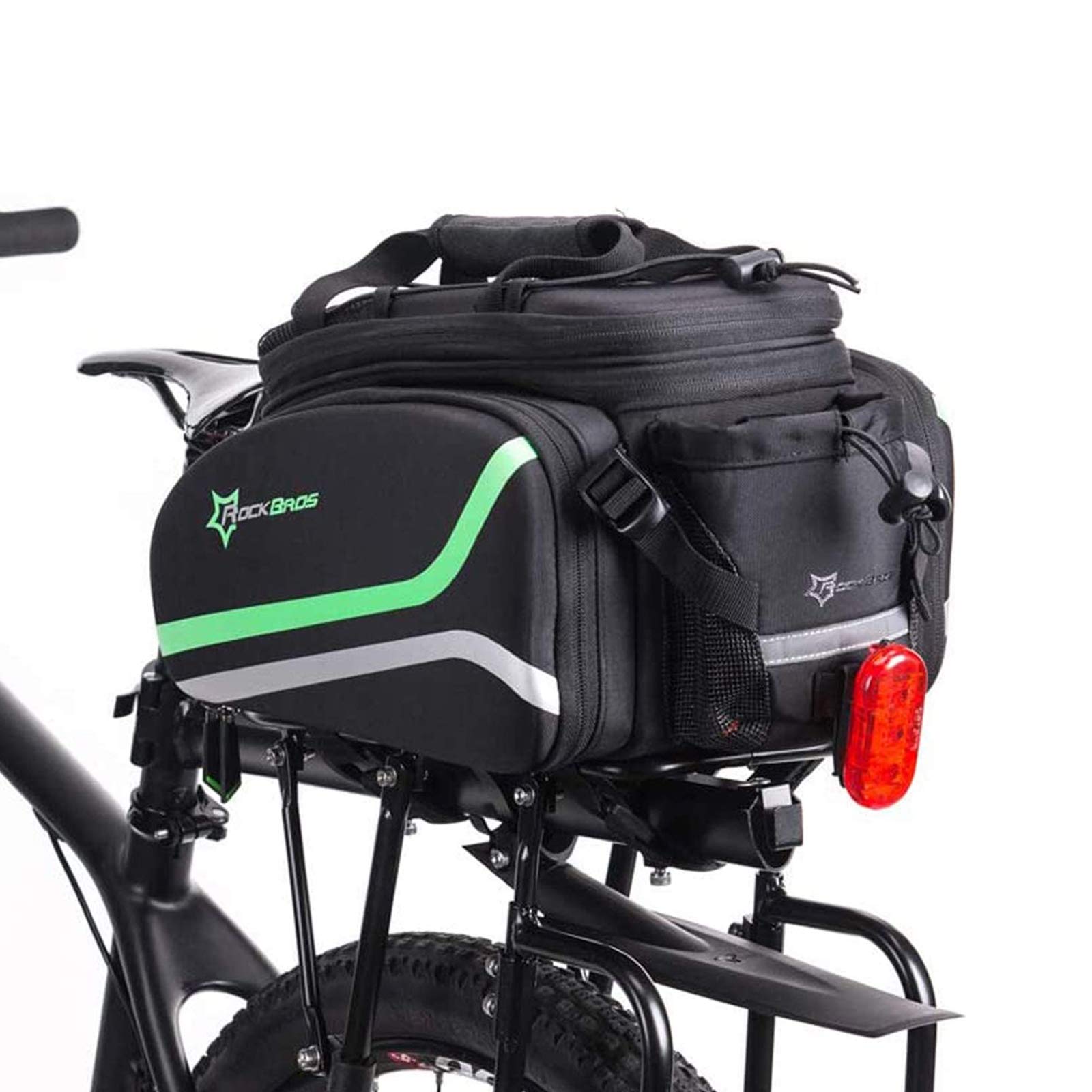 ROCKBROS Fahrrad Gepäckträgertasche wasserdichte Fahrradtasche für Gepäckträger mit Regenschutz 17-35L Transporttasche mit Schultergurt und Tragegriff ROCKBROS Fahrrad Gepäckträgertasche wasserdichte Fahrradtasche für Gepäckträger mit Regenschutz 17-35L Transporttasche mit Schultergurt und Tragegriff von ROCKBROS