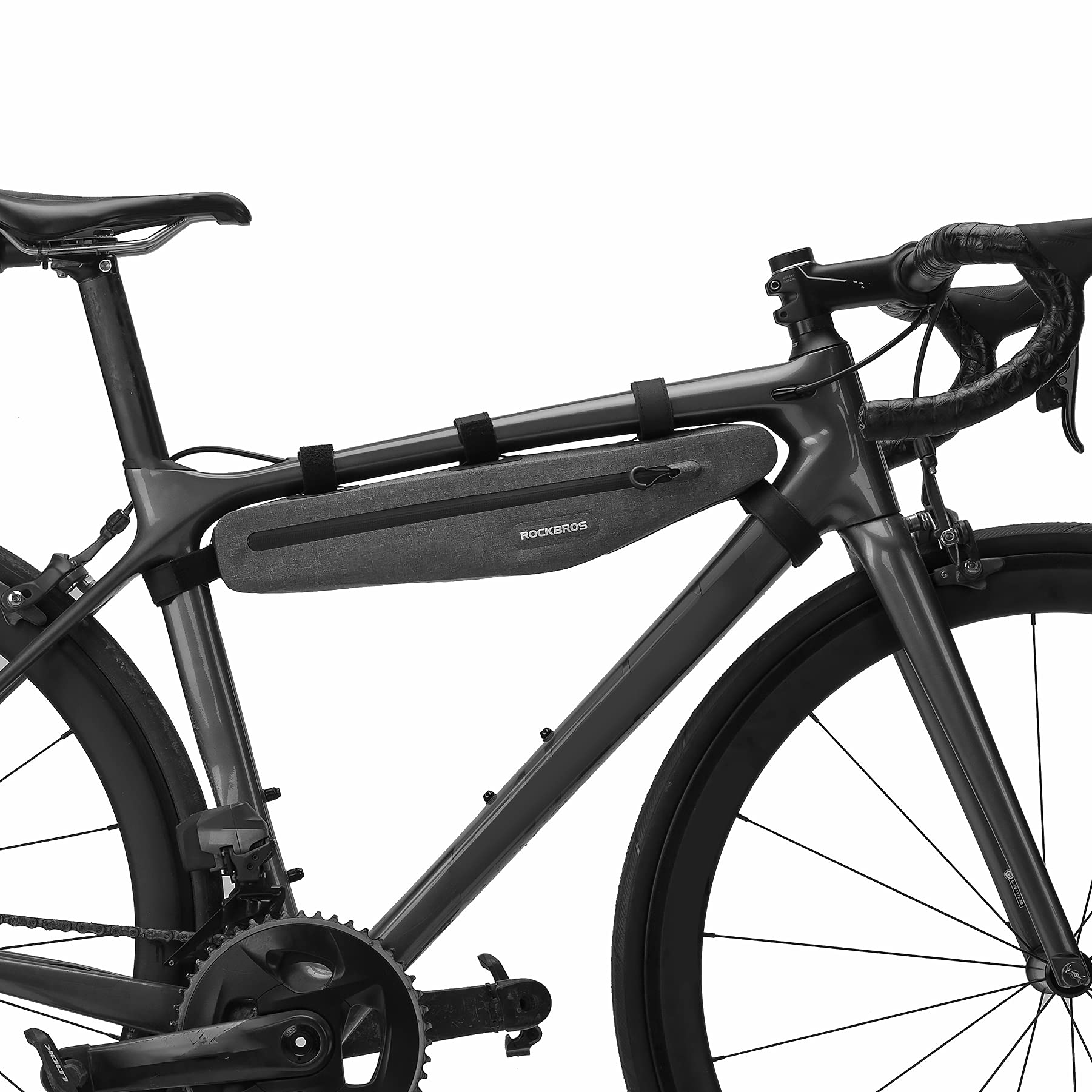 ROCKBROS Fahrradtasche 100% Wasserdicht Fahrrad Rahmentasche Oberrohrtasche Dreiecktasche für MTB Rennrad E-Bike 1,5L von ROCKBROS
