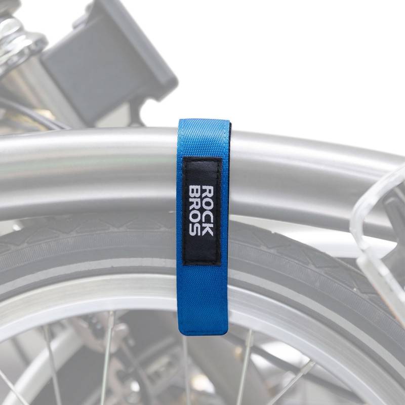 ROCKBROS Fahrradträger Gurte für Brompton Fahrrad, Klettband Haltegurt Universell Hosenband mit Klettverschluss zur Befestigung des Fahrradrahmens von ROCKBROS