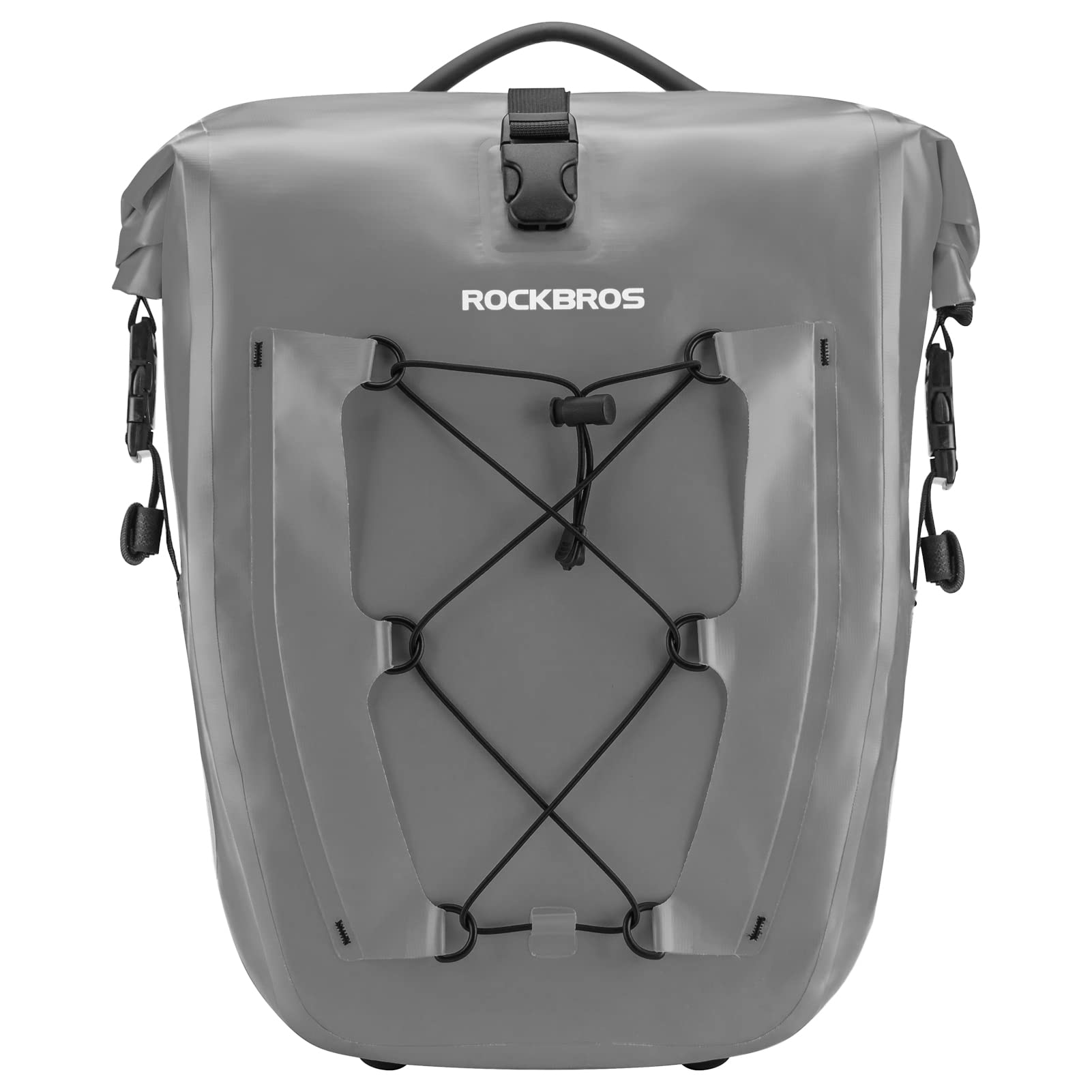 ROCKBROS Gepäckträgertasche Fahrradtasche für Gepäckträger 25L-32L 100% Wasserdicht Hinterradtaschen mit Tragegriff von ROCKBROS