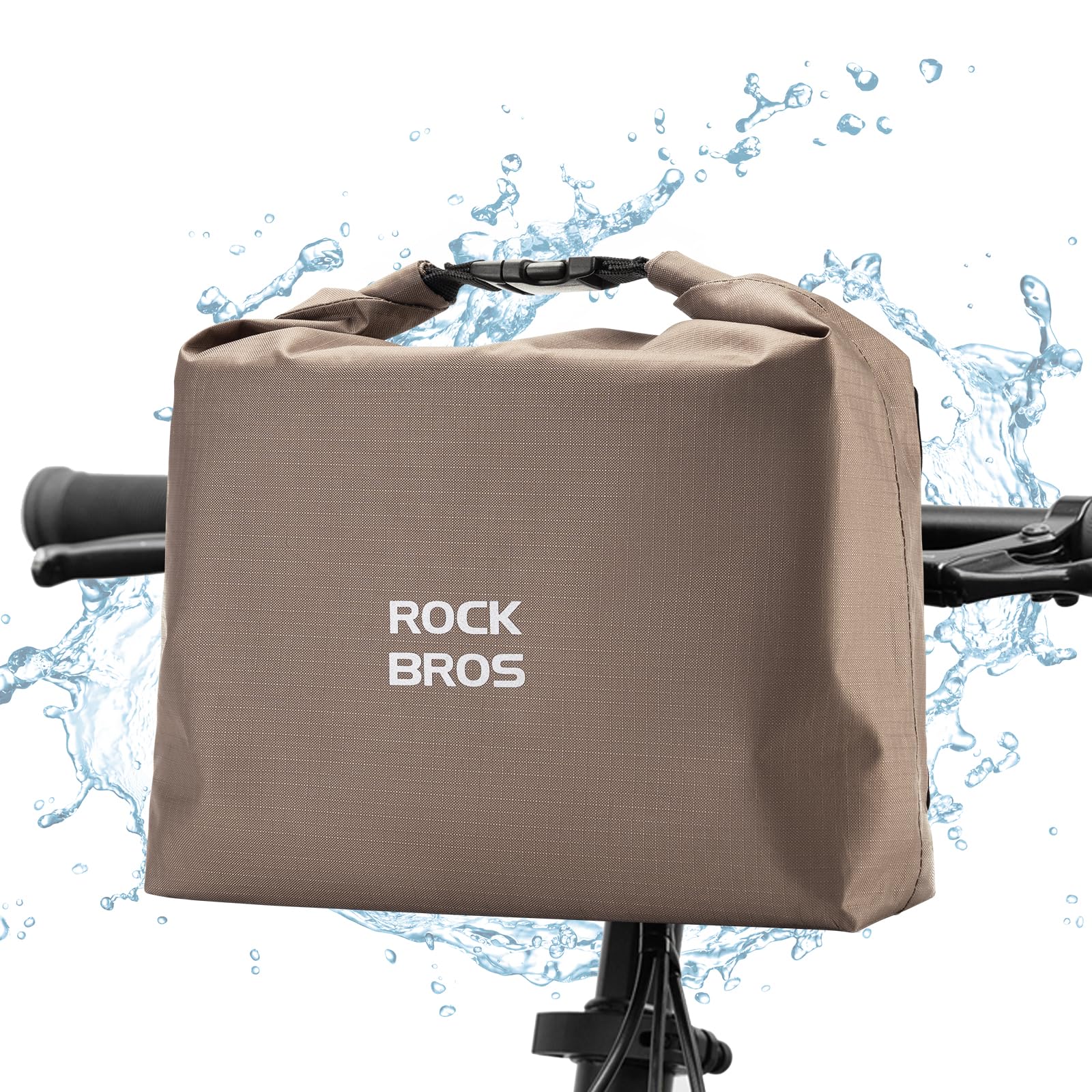 ROCKBROS Lenkertasche Fahrrad wasserdichte Fahrradkorb vorne Tasche 2,5L-4L Vorne Fahrradtasche Fahrradzubehör Werkzeugtasche von ROCKBROS