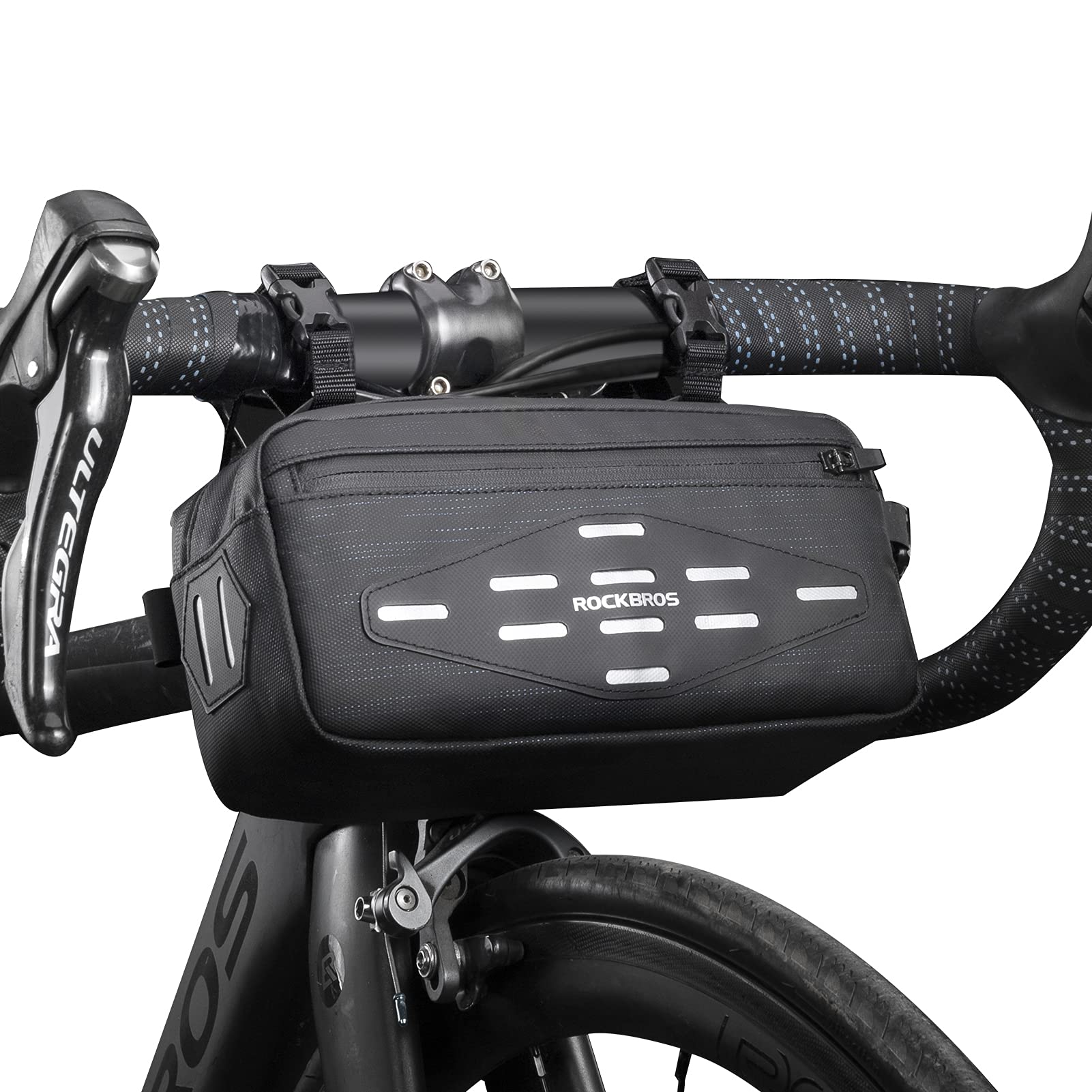 ROCKBROS Lenkertsche Fahrrad 2L, Multifunktionale Fahrradtasche - als Rahmentasche/Satteltasche/Umhängetasche für Fahrräder, Ebikes, Faltrad, E-Scooter von ROCKBROS