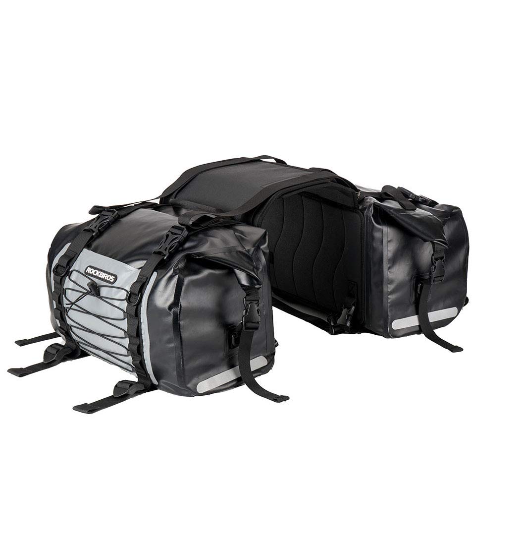 ROCKBROS Motorrad Doppel Satteltaschen Gepäckträgertaschen 100% Wasserdicht Motorradtasche Ca.62L ROCKBROS Motorrad Doppel Satteltaschen Gepäckträgertaschen 100% Wasserdicht Motorradtasche Ca.62L von ROCKBROS