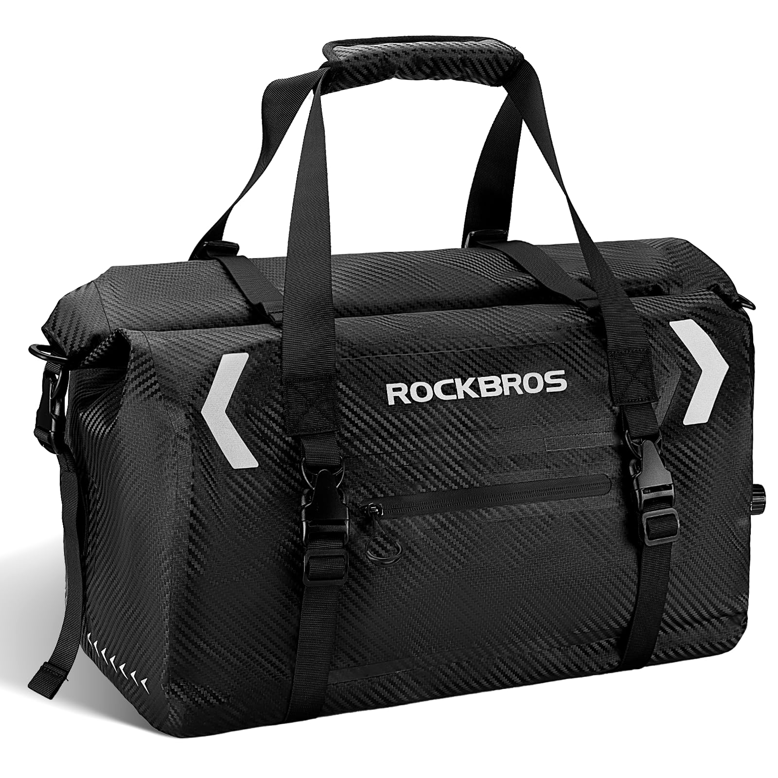 ROCKBROS Motorradtasche Motorrad Hecktasche 100% Wasserdichter Gepäckrolle mit Schultergurt Reisetasche für Motorradfahren, Wandern, Radfahren, Reisen, Camping, Outdoor 20L-60L von ROCKBROS