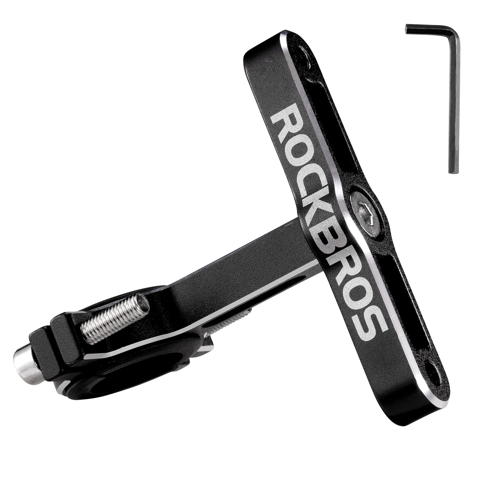 ROCKBROS Universal Flaschenhalter Adapter Aluminum Einstellbar Fahrrad Ersatz Flasche Halterung Wasserflasche für Fahrrad Motorrad Kinderwagen Schwarz von ROCKBROS