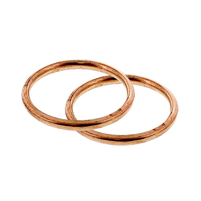 2 x Auspuffdichtung für Honda NTV-650 Revere Bj. 1988-1992 von ROGX