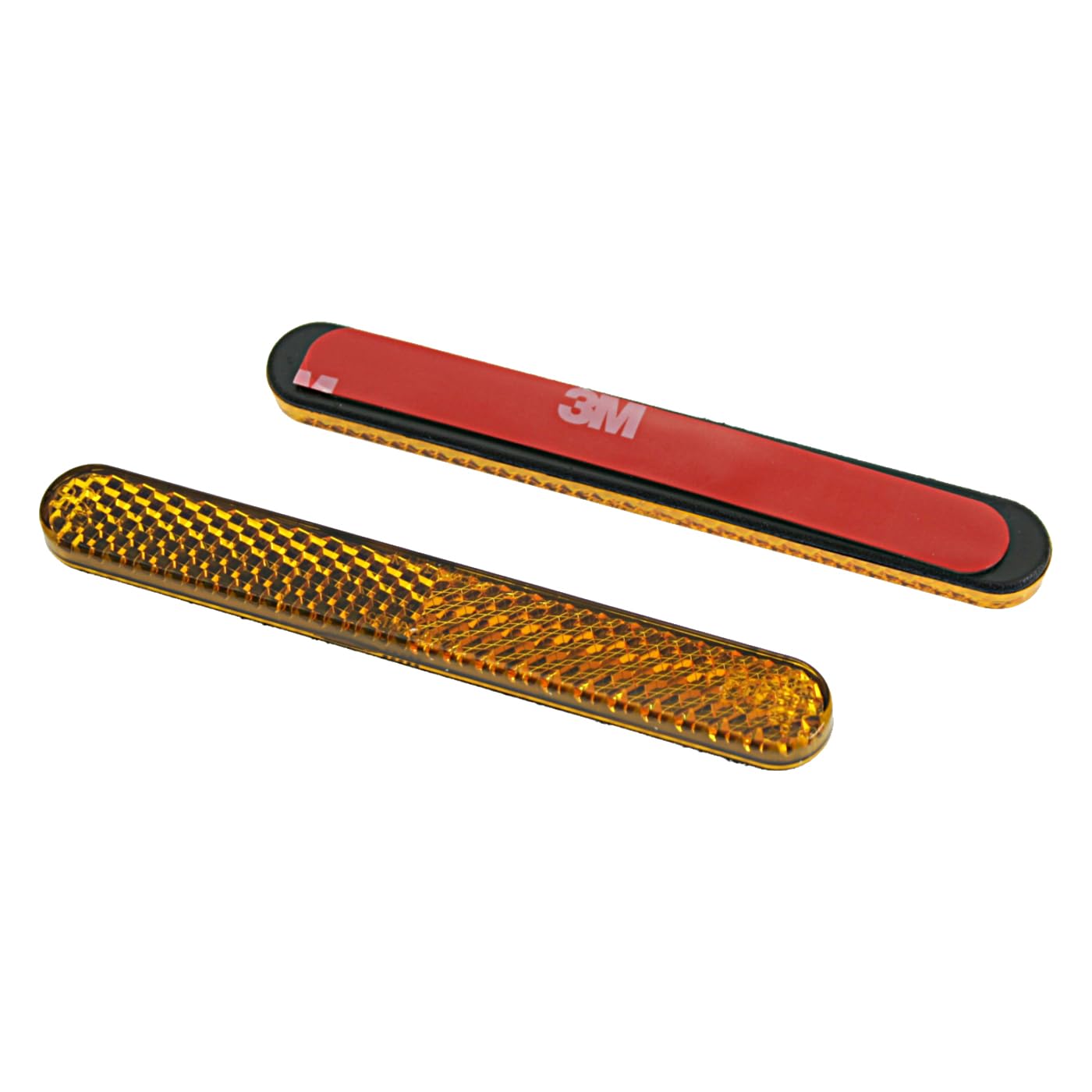 2 x Gabel-Reflektor gelb randlos 100x13mm selbstklebend Katzenauge Fahrrad Bike Roller Quad E-geprüft 2 x Gabel-Reflektor gelb randlos 100x13mm selbstklebend Katzenauge Fahrrad Bike Roller Quad E-geprüft von ROGX