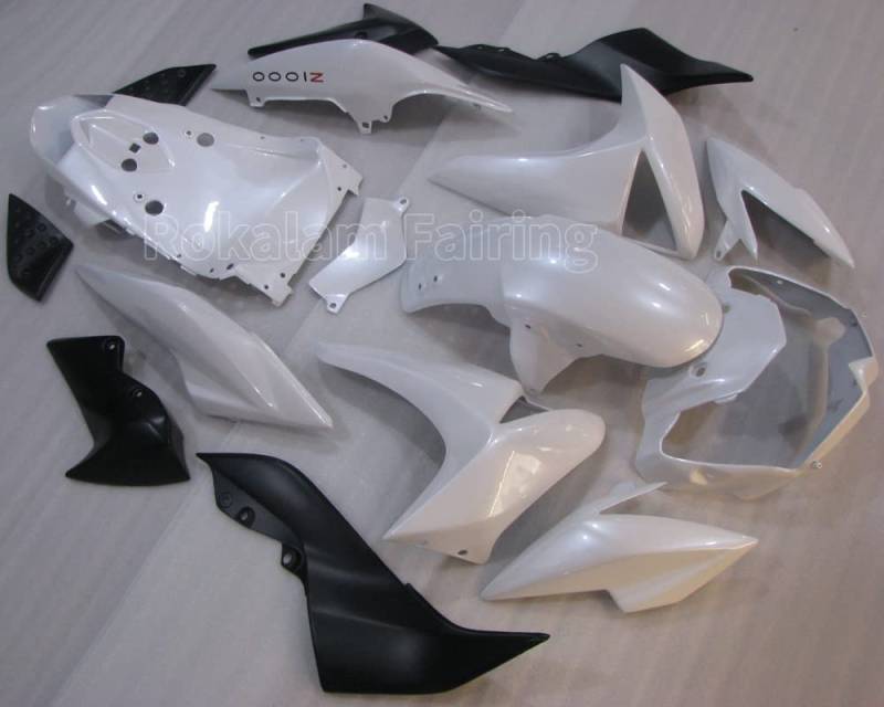 Für Kawasaki Z1000 weiß schwarz Karosserieteile 2007 2008 2009 ABS kunststoff Cowlings Z 1000 07 08 09 Aftermarket kit Verkleidung von ROKALAM