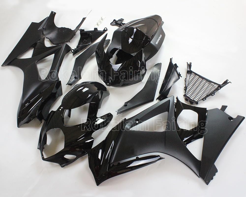 Karosserieabdeckung für 07 08 GSX-R1000 GSXR1000 2007 2008 K7 GSXR 1000, schwarzes Verkleidungsset (Spritzguss) von ROKALAM