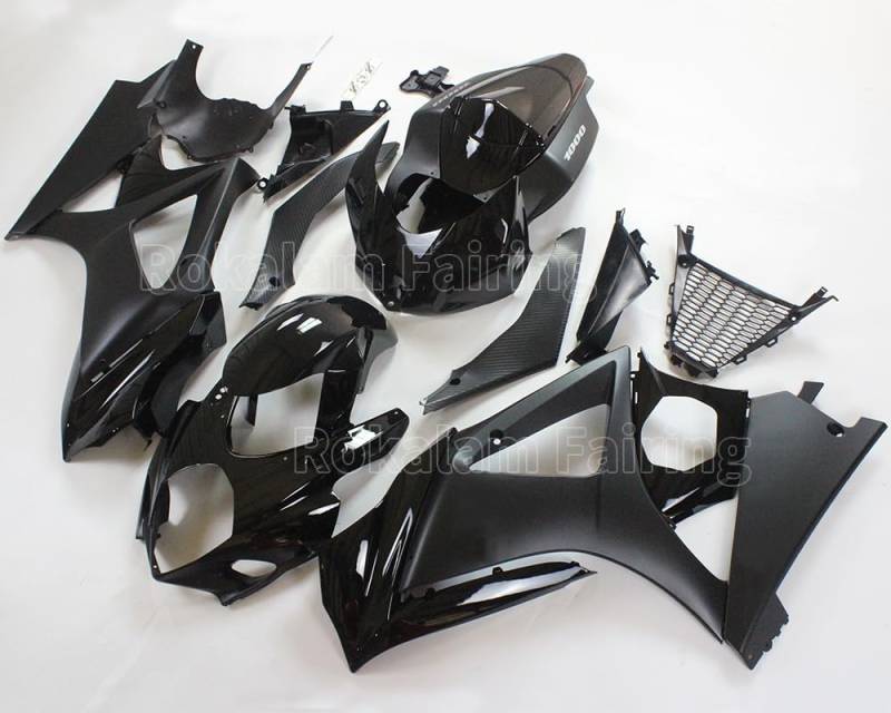 Karosserieabdeckung für 07 08 GSX-R1000 GSXR1000 2007 2008 K7 GSXR 1000, schwarzes Verkleidungsset (Spritzguss) von ROKALAM