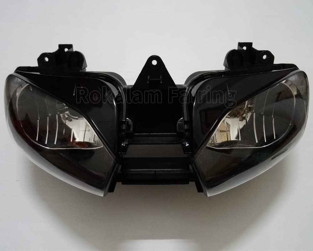 Motorrad-Frontscheinwerfer für Yamaha YZFR6 1999 2000 2001 2002 YZF-R6 YZF 600 R6 Scheinwerfer Lampe Montage Moto Teile von ROKALAM