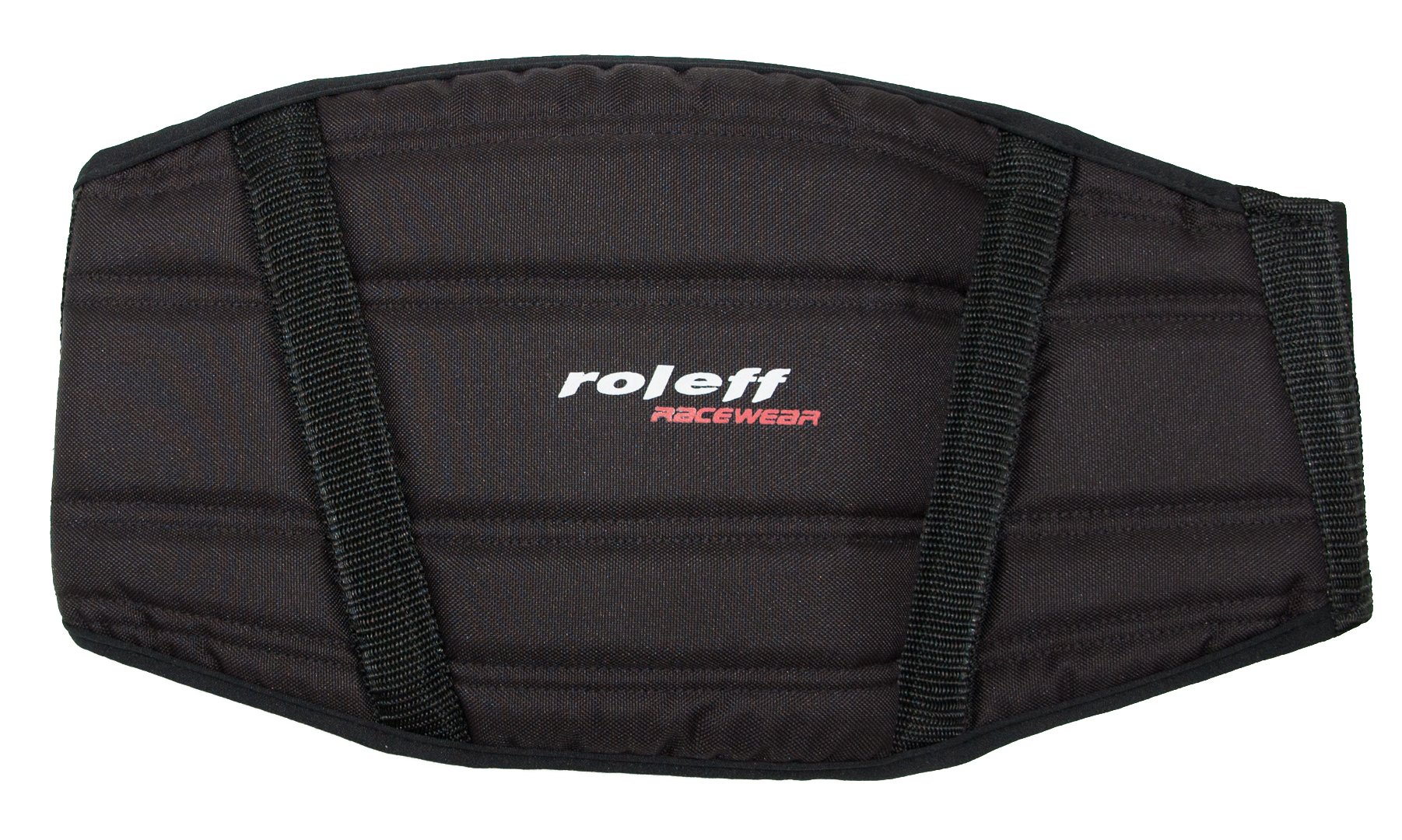 ROLEFF RACEWEAR Gepolsterter Textilnierengurt mit Klettverschluss RO 94, Schwarz, Größe L von Roleff Racewear