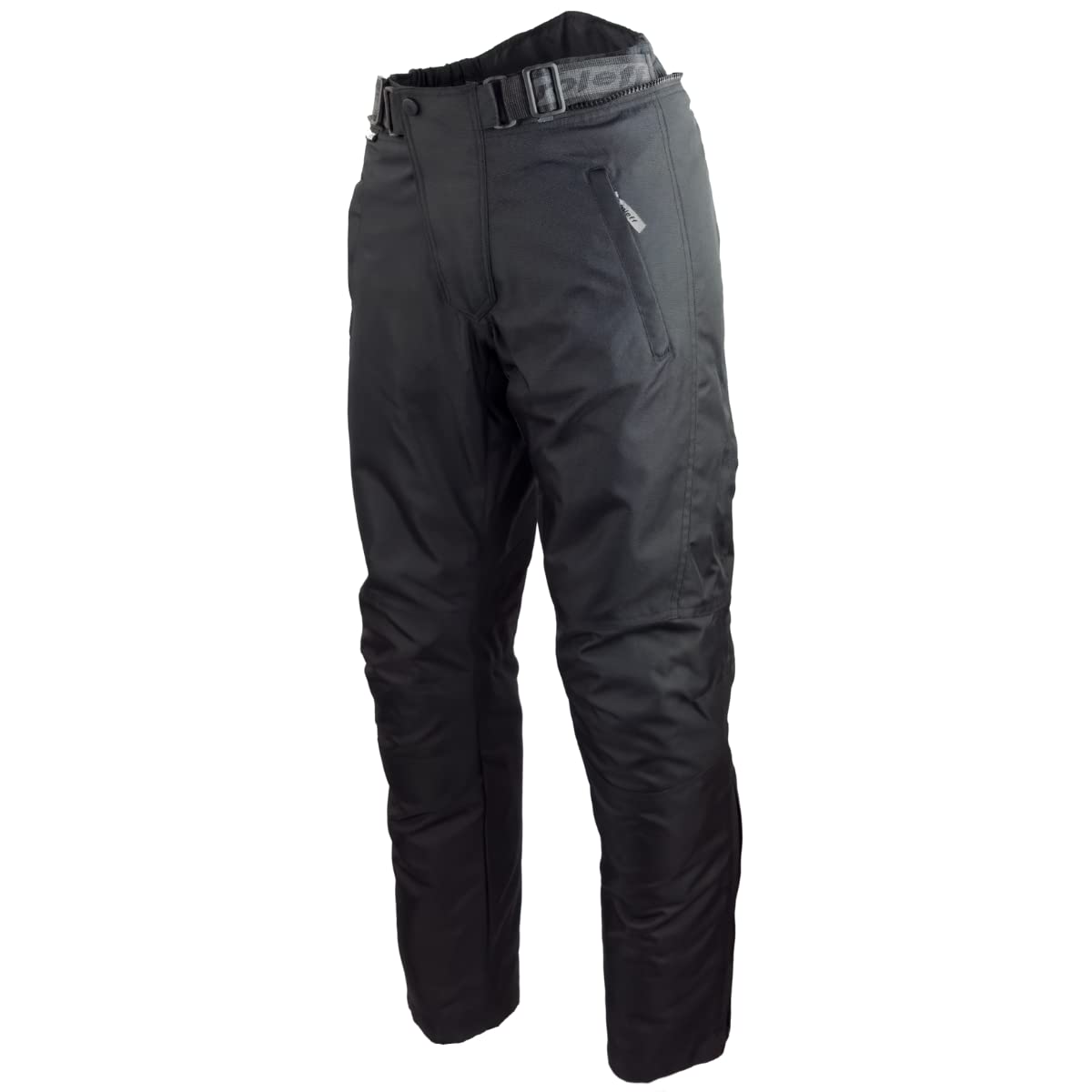 ROLEFfürACEWEAR Unisex Erwachsene 451kxxxxxl Schwarze Motorradhose mit herausnehmbarem Thermofutter Protektoren und Weitenverstellung für Somme, Schwarz, 5XL kurz EU von ROLEFF RACEWEAR