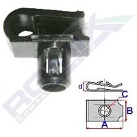 ROMIX Clip, Zier-/Schutzleiste C60454  MERCEDES-BENZ,E-Klasse Limousine (W211),C-Klasse Limousine (W203),M-Klasse (W164),CLS (C219) von ROMIX