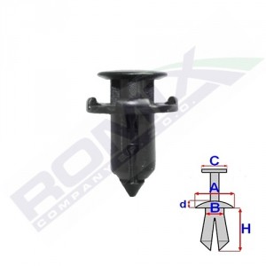 ROMIX Clip, Zier-/Schutzleiste FORD,MITSUBISHI C70185 MR200300 von ROMIX