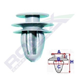 ROMIX Clip, Zier-/Schutzleiste HONDA B19145 91560SP0003 ROMIX Clip, Zier-/Schutzleiste HONDA B19145 91560SP0003 von ROMIX