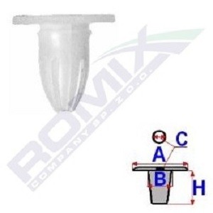 ROMIX Clip, Zier-/Schutzleiste MERCEDES-BENZ A15251 A0019882981,A0019982981,0019982981 ROMIX Clip, Zier-/Schutzleiste MERCEDES-BENZ A15251 A0019882981,A0019982981,0019982981 von ROMIX