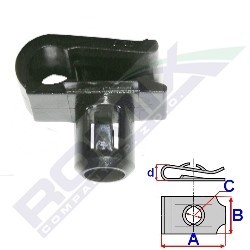 ROMIX Clip, Zier-/Schutzleiste MERCEDES-BENZ C60454 0029885181,A0029885181 von ROMIX