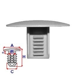 ROMIX Clip, Zier-/Schutzleiste VW,SEAT C60112 321867838 von ROMIX