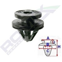 ROMIX Clip C30826  RENAULT,CITROËN,CLIO II (BB0/1/2_, CB0/1/2_),TWINGO I (C06_),MASTER III Kasten (FV),SCÉNIC II (JM0/1_),Scénic I (JA0/1_, FA0_) von ROMIX