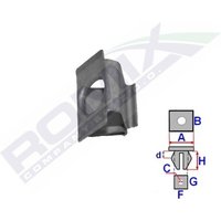 ROMIX Clip C70127  VW,AUDI,SEAT,Golf V Schrägheck (1K1),POLO (9N_),TOURAN (1T1, 1T2),GOLF VI (5K1),Golf VI Variant (AJ5),Golf V Variant (1K5) von ROMIX