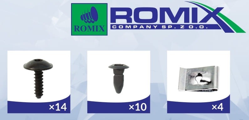 ROMIX Innenkotflügel AUDI 91000 von ROMIX