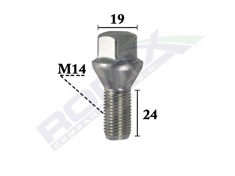 ROMIX Radschrauben RENAULT C70598 8200030703,8200426593,7700437518 Radschraube 7700785357,7700835833,8200030702 von ROMIX