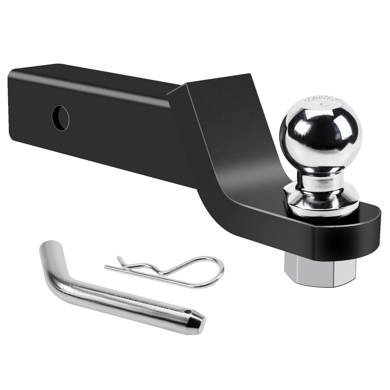 ROMON Anhänger-Kugelhalterung mit 6,4 cm Kugel und Kupplungsstift, passend für US 5,1 cm Empfänger, max. 3400 kg, 5,1 cm Länge ROMON Anhänger-Kugelhalterung mit 6,4 cm Kugel und Kupplungsstift, passend für US 5,1 cm Empfänger, max. 3400 kg, 5,1 cm Länge von ROMON