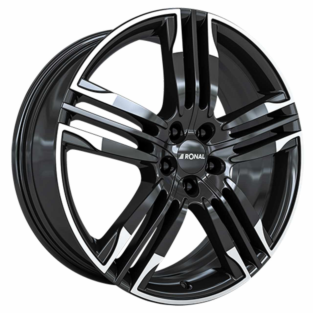 RONAL RONAL R58 MCR jetblack-white rim 8.0Jx20 5x105 ET40 von RONAL