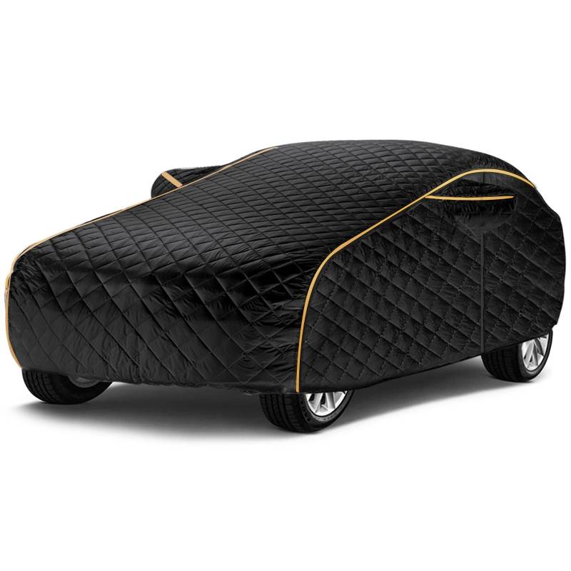 Auto Abdeckplane Autoabdeckung für Audi A1 8X Hatchback (2010-2018) Hagelschutzplane Auto,Abdeckplane Wasserdicht Atmungsaktiv,Mit Nachtreflexionsstreifen von RONGESAEFS