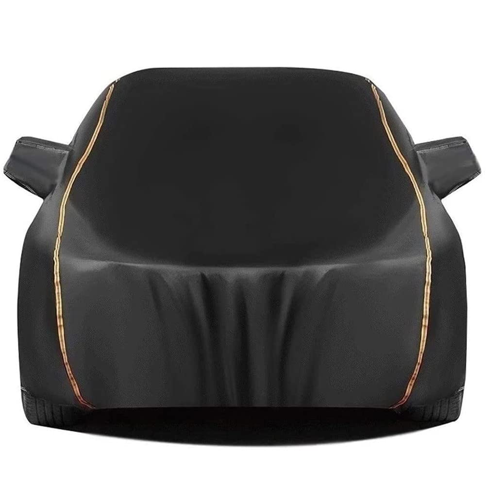 Auto Abdeckplane Wasserdicht für Mercedes Benz CLS-Class W219(2004-2010),Autoabdeckung Outdoor passgenaue Allwetter-Autoabdeckung mit Reißverschlusstür, winddichtem Riemen. von RONGESAEFS