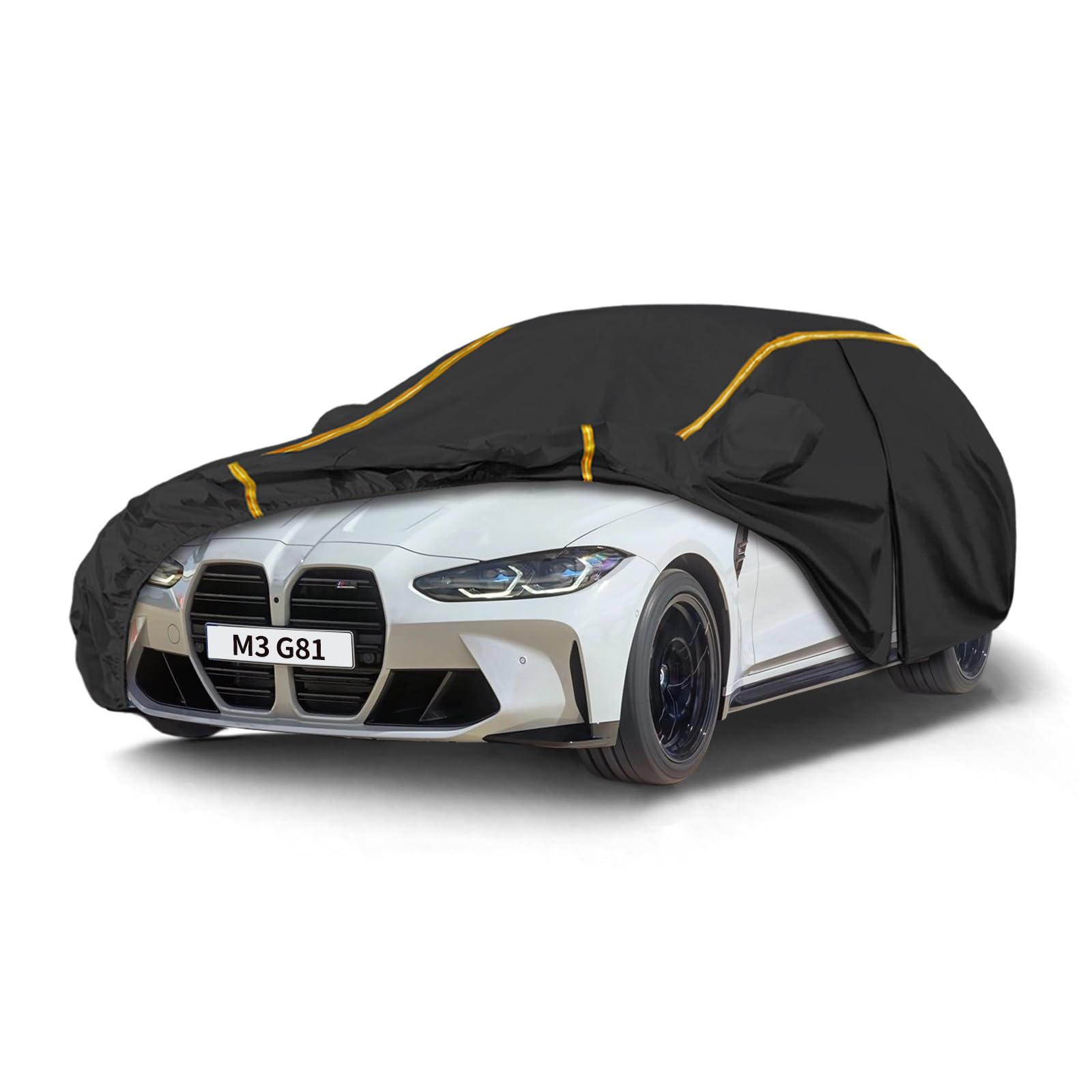 Autoabdeckung für 𝐁𝐌W M3 G81 Touring(2022-2024),Autoabdeckung Winter Atmungsaktiv,Staubdicht,Kratzfest,Vollgarage Autoplane von RONGESAEFS
