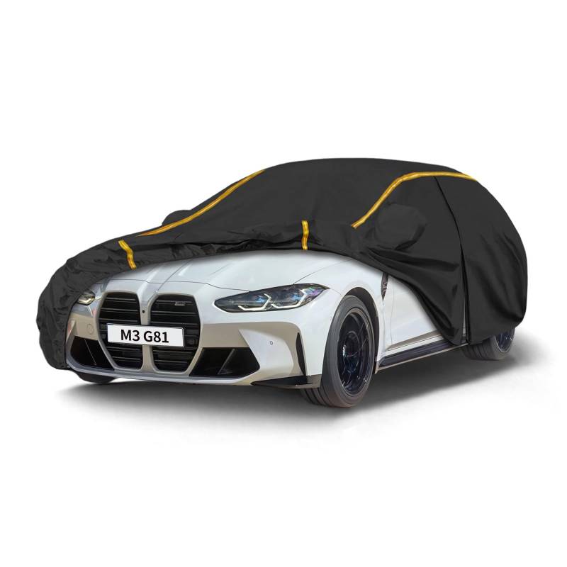 Autoabdeckung für 𝐁𝐌W M3 G81 Touring(2022-2024),Autoabdeckung Winter Atmungsaktiv,Staubdicht,Kratzfest,Vollgarage Autoplane von RONGESAEFS