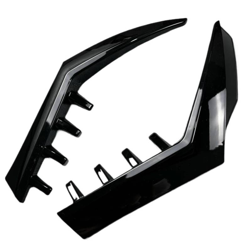 Heckspoiler Autos Für Golf 8 MK8 GTI GTD TSI TDI 2020 2021 2022 2023 Glanz Schwarz Auto Hinten Seite Spoiler flügel Diffusor Zubehör Heckspoiler Flügel von RONGHYL
