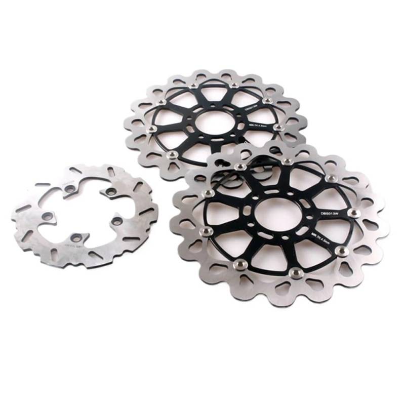 Motorrad Bremsscheiben Motorrad Vorne Hinten Bremsscheibe Rotoren Für TL1000R 1998-2003 GSXR 600 750 1997-2003 TL1000S 1997-2001 von RONGHYL