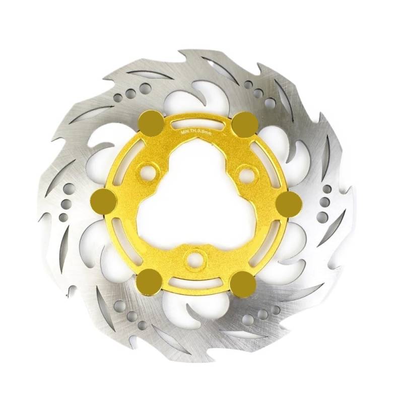 Motorrad Bremsscheiben Universal Motorrad Schwimmende Bremsscheibe Für Aerox Für Nitro BWS Für Zuma RSZ Jog Für Kraft Für M3 N1s von RONGHYL
