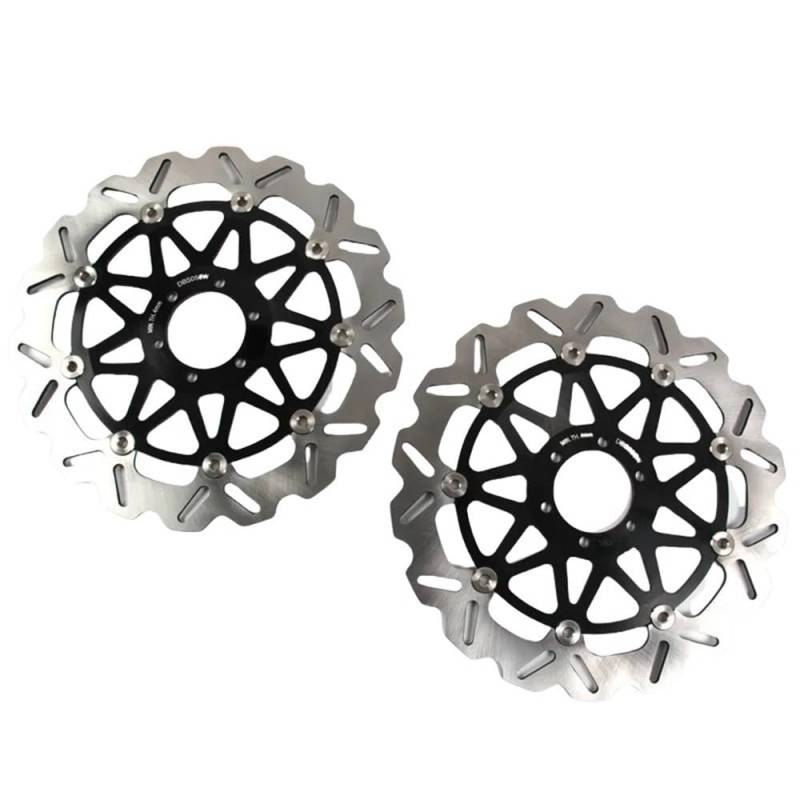 RONGHYL Motorrad Bremsscheiben Motorradzubehör Vorne Bremsscheiben Schwimmende Scheibe Für XJR1200 XJR 1200 1995 1996 1997 1998 Bremsscheibe von RONGHYL