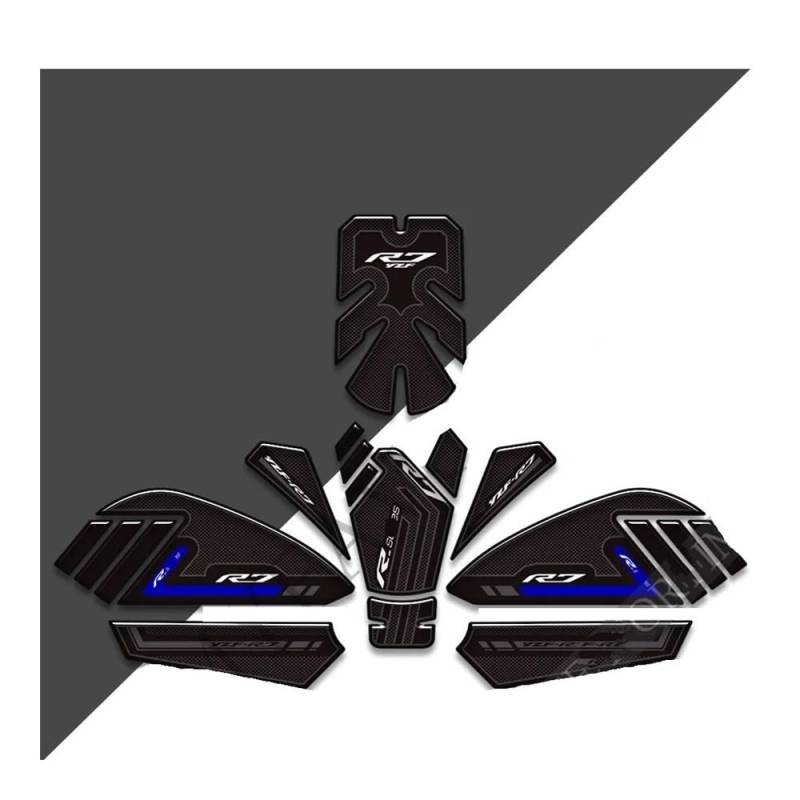 Tankschutz Aufkleber Tank Griffe Pad Für YZF-R7 YZF R7 YZFR7 Motorrad Schutz Aufkleber Aufkleber Gas Heizöl Kit Knie 2022 von RONGHYL