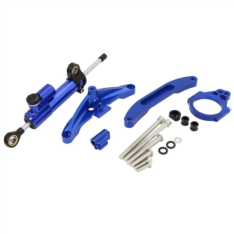 Für Y&AMAHA Für FZ1 FAZER 2006–2015, Neuer Lenkungsdämpfer-Stabilisator, Motorrad-Richtungsdämpfer, Halterungs-Stützsatz Motorrad Dämpfer Stabilisator(11) von RORLL