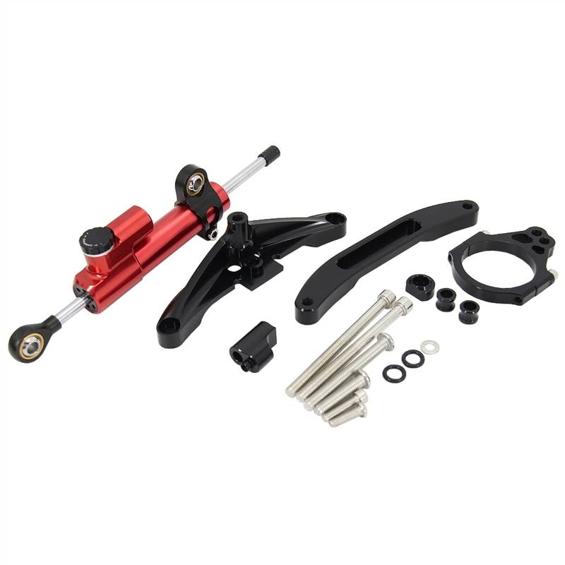 Für Y&AMAHA Für FZ1 FAZER 2006–2015, Neuer Lenkungsdämpfer-Stabilisator, Motorrad-Richtungsdämpfer, Halterungs-Stützsatz Motorrad Dämpfer Stabilisator(14) von RORLL