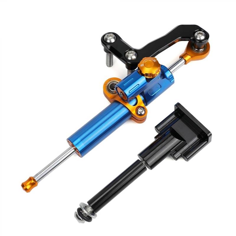 Für Y&AMAHA Für MT-03 2020-2023 Linear Lenkungsdämpfer Stabilisator Lenkungsstabilisator Motorrad Umgekehrt Sichere Lenkerhalterung Motorrad Dämpfer Stabilisator(3) von RORLL