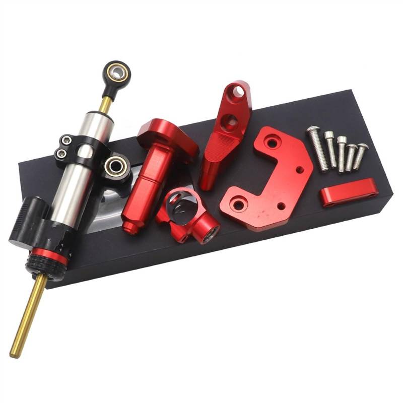 Für Y&AMAHA Für YZF R3 Für YZF R25 2014 2015 2016 Motorrad CNC Dämpfer LenkstabilisatorLinear Umgekehrte Sicherheitssteuerung + Halterung Motorrad Dämpfer Stabilisator(6) von RORLL