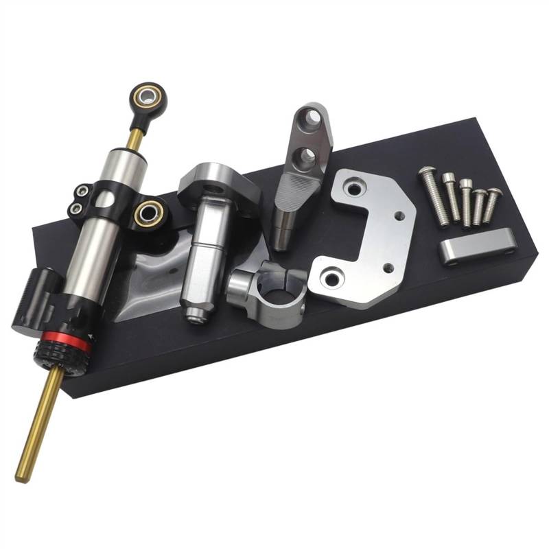 Für Y&AMAHA Für YZF R3 Für YZF R25 2014 2015 2016 Motorrad CNC Dämpfer LenkstabilisatorLinear Umgekehrte Sicherheitssteuerung + Halterung Motorrad Dämpfer Stabilisator(9) von RORLL