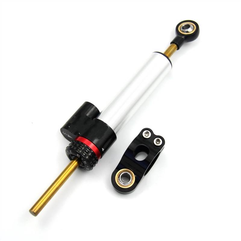 Für Y&AMAHA Für YZF R3 Für YZF R25 Für MT-03 Für MT-25 2015 2016 2017 CNC Motorrad Stabilisator Lenkungsdämpfer Montagehalterung Unterstützungssatz Motorrad Dämpfer Stabilisator(11) von RORLL