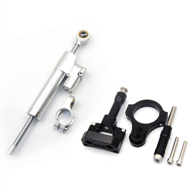 Für Y&AMAHA Für YZF R3 Für YZF R25 Für MT-03 Für MT-25 2015 2016 2017 CNC Motorrad Stabilisator Lenkungsdämpfer Montagehalterung Unterstützungssatz Motorrad Dämpfer Stabilisator(18) von RORLL