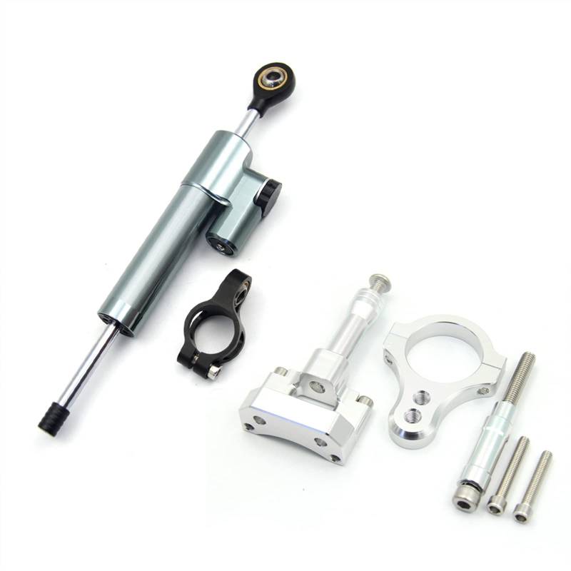 Für Y&AMAHA Für YZF R3 Für YZF R25 Für MT-03 Für MT-25 2015 2016 2017 CNC Motorrad Stabilisator Lenkungsdämpfer Montagehalterung Unterstützungssatz Motorrad Dämpfer Stabilisator(22) von RORLL