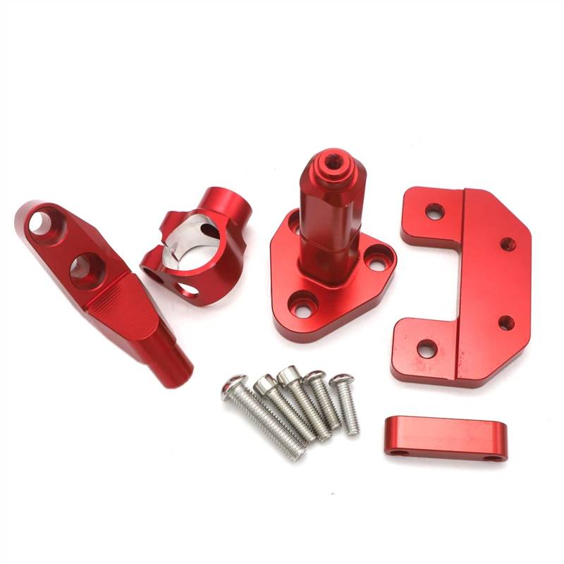 Für Y&AMAHA Für YZF R3 Für YZF R25 Für MT-03 Für MT-25 CNC Aluminium Einstellbare Motorräder Lenkung Stabilisieren Dämpfer Halterung Montage Kit Motorrad Dämpfer Stabilisator(1) von RORLL