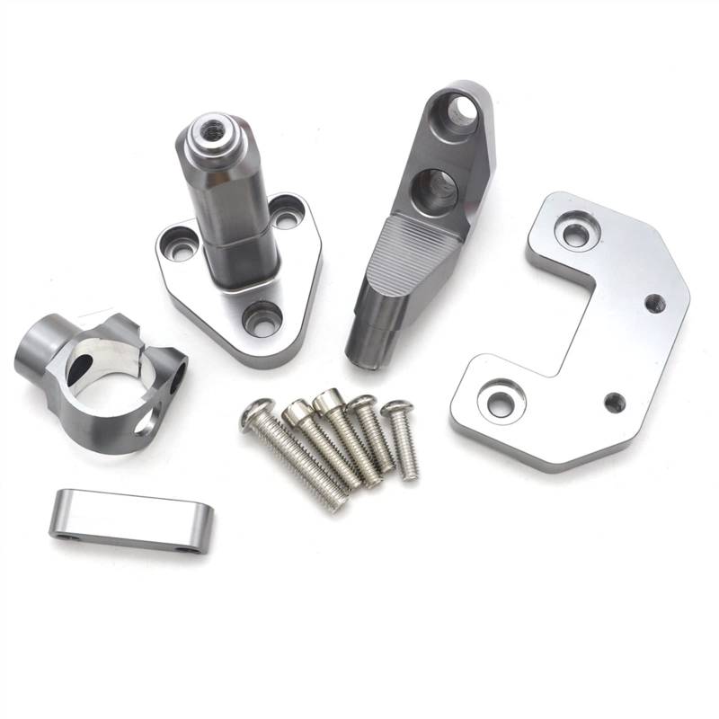 Für Y&AMAHA Für YZF R3 Für YZF R25 Für MT-03 Für MT-25 CNC Aluminium Einstellbare Motorräder Lenkung Stabilisieren Dämpfer Halterung Montage Kit Motorrad Dämpfer Stabilisator(4) von RORLL